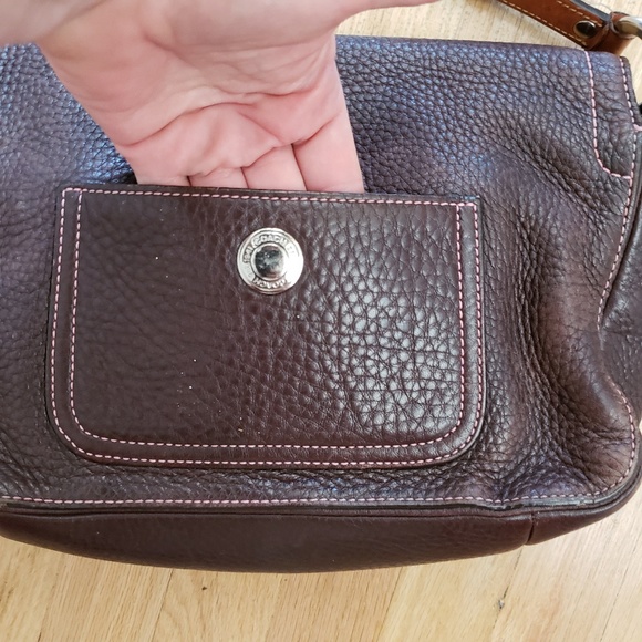 Coach Vintage Shoulder Bag Pebbled Leather - Picture 4 of 8